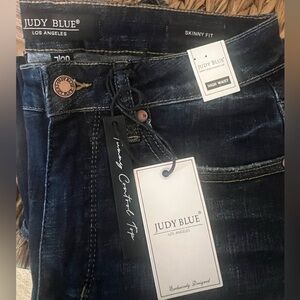 Judy Blue Women's Skinny Fit Jeans - Dark Blue